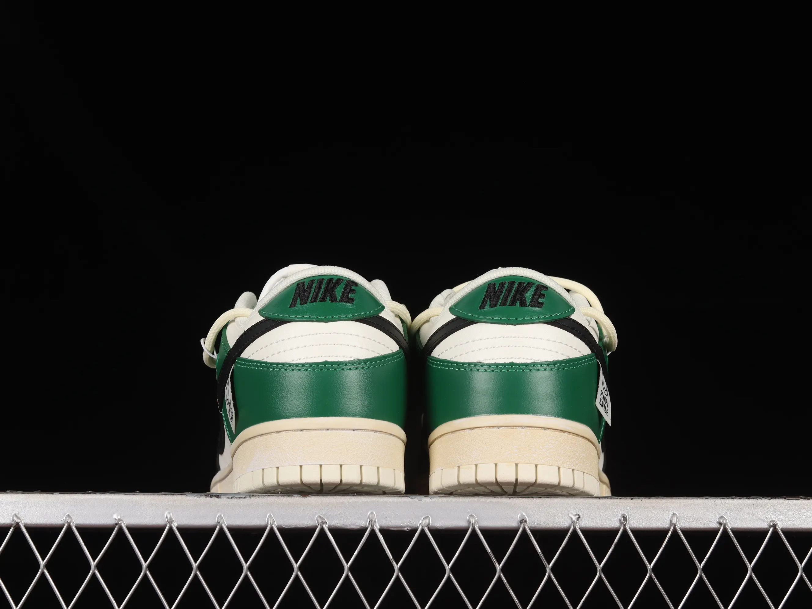 All categories Nk SB Dunk series Nk SB Dunk Low low-top sneakers Nk Dunk Low white green customized version of deconstructed strap casual sneakers DJ6188-100